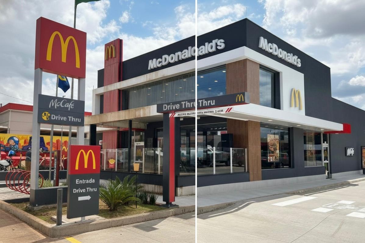 Antes e Depois fachada